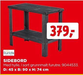 jem & fix Sidebord tilbud