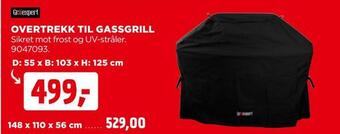 jem & fix Overtrekk til gassgrill tilbud