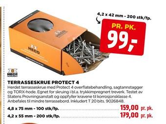 jem & fix Terrasseskrue protect 4 tilbud