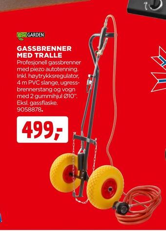 jem & fix Gassbrenner med tralle tilbud