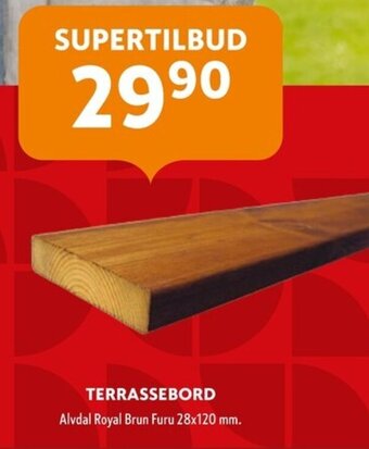 Byggmakker TERRASSEBORD tilbud