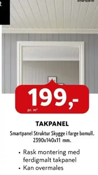 Byggmakker TAKPANEL tilbud