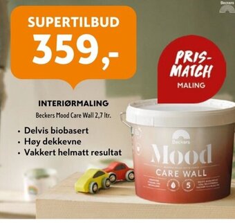 Byggmakker INTERIØRMALING tilbud