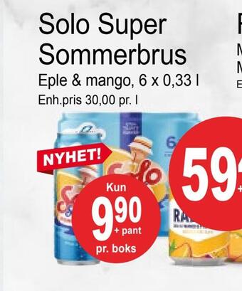 Joker Solo super sommerbrus tilbud