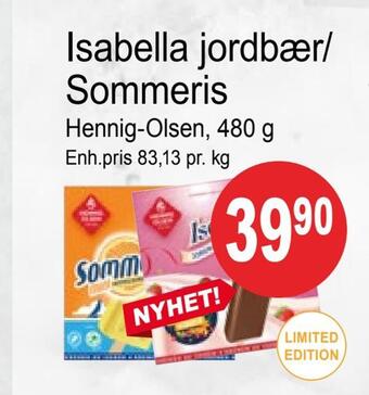 Joker Isabella jordbær/ sommeris tilbud