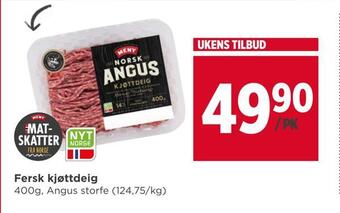 Meny Fersk kjøttdeig tilbud
