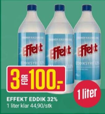 Europris Effekt eddik tilbud