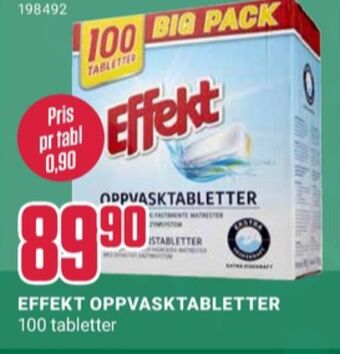 Europris Effekt maskinoppvask - tabs tilbud