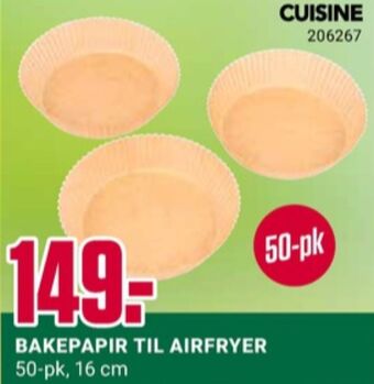Europris Cuisine bakepapir tilbud