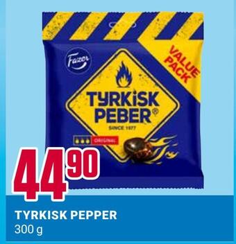 Europris Tyrkisk pepper tilbud