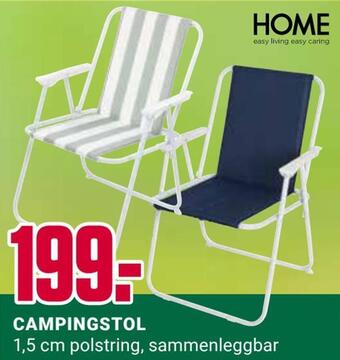 Europris Campingstol tilbud