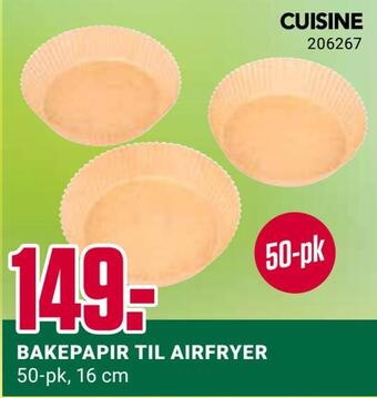 Europris Bakepapir til airfryer tilbud