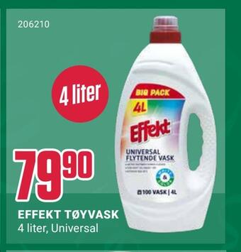Europris Effekt tøyvask tilbud