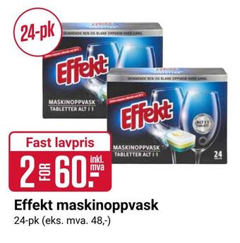 Europris Effekt maskinoppvask tilbud