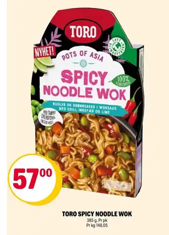 Coop Extra TORO SPICY NOODLE WOK tilbud