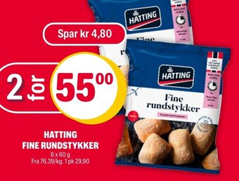 Coop Extra HATTING FINE RUNDSTYKKER tilbud