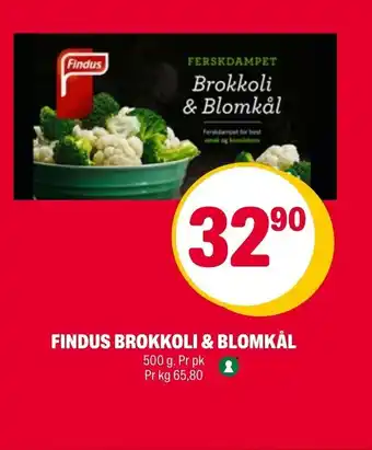 Coop Extra FINDUS BROKKOLI & BLOMKÅL tilbud
