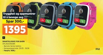 POWER SMARTKLOKKE FOR BARN tilbud