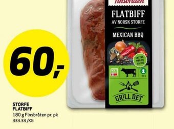 Bunnpris STORFE FLATBIFF tilbud