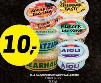 Bunnpris ALLE SAUSER/DRESSING/DIP FRA ELDORADO tilbud