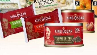 Bunnpris KING OSCAR TUNFISK OG SARDINER tilbud