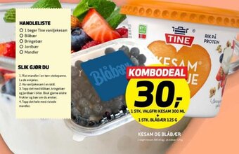 Bunnpris Kesam Og Blåbær tilbud