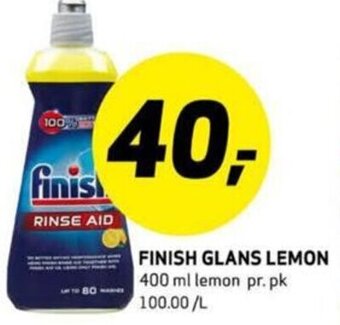 Bunnpris FINISH GLANS LEMON tilbud