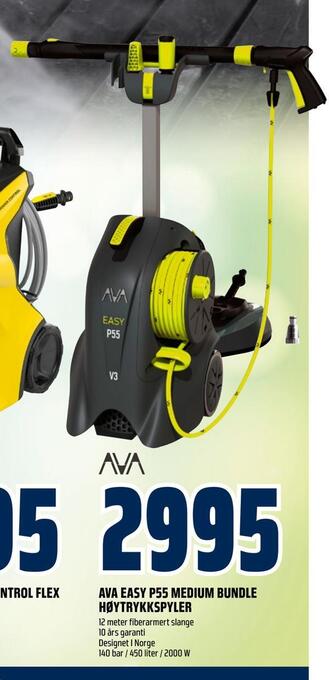 Obs Bygg Ava easy p55 medium bundle høytrykkspyler tilbud