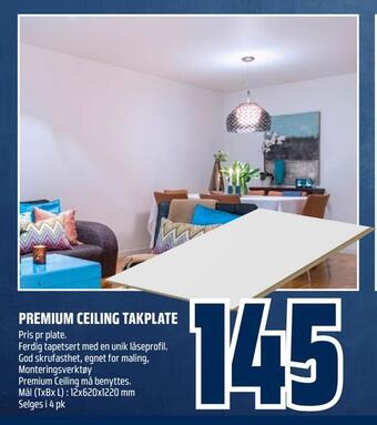 Obs Bygg Premium ceiling takplate tilbud