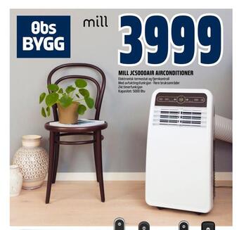 Obs Bygg Mill jc5000air airconditioner tilbud