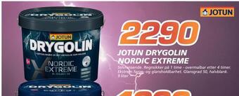Coop Byggmix Jotun drygolin nordic extreme tilbud