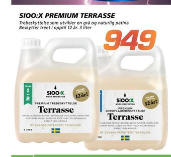 Coop Byggmix Sioo:x premium terrasse tilbud
