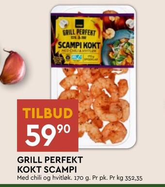 Coop Mega Grill perfekt kokt scampi tilbud