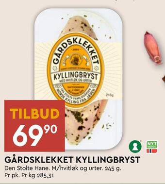 Coop Mega Gårdsklekket kyllingbryst tilbud