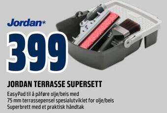 Obs Bygg Jordan terrasse supersett tilbud