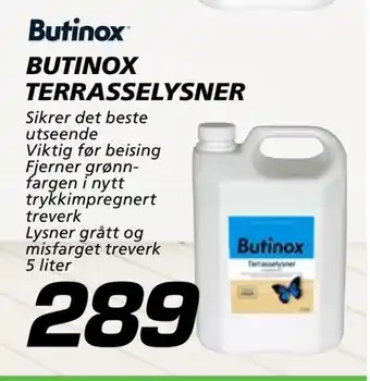 Coop Byggmix Butinox terrasselysner tilbud
