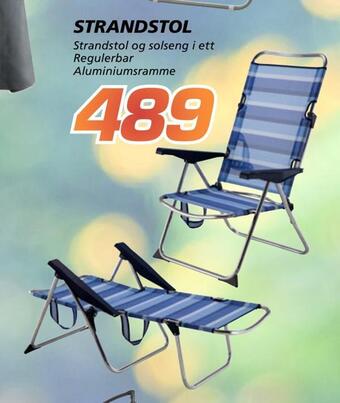 Coop Byggmix Strandstol tilbud