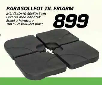 Coop Byggmix Parasollfot til friarm tilbud