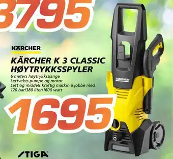 Coop Byggmix Kärcher k 3 classic høytrykksspyler tilbud
