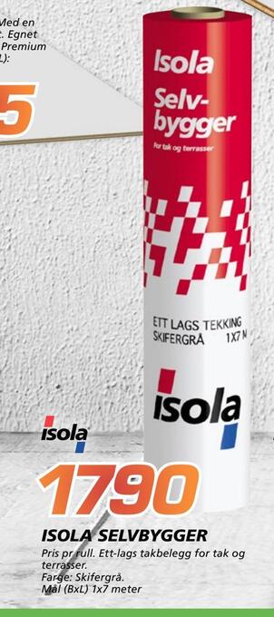 Coop Byggmix Isola selvbygger tilbud