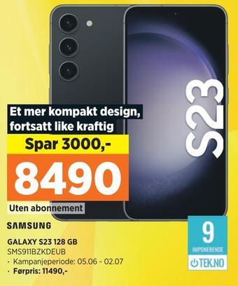 POWER Galaxy s23 128 gb tilbud