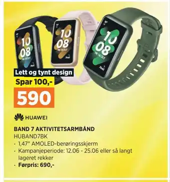 POWER Band 7 aktivitetsarmbånd tilbud