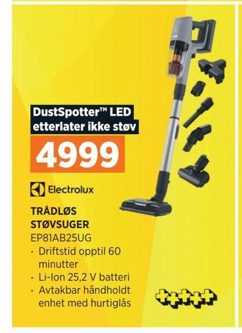 POWER Trådløs støvsuger tilbud