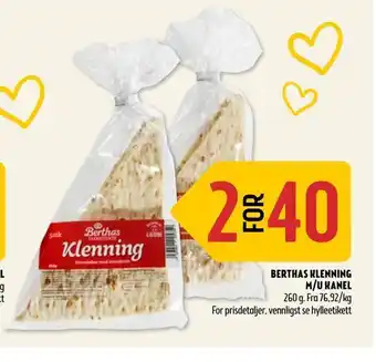 Coop Prix Berthas klenning m/u kanel tilbud