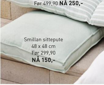 Kid Interiør Smillan sittepute tilbud