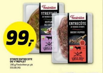 Bunnpris Finsbråten entrecôte tilbud