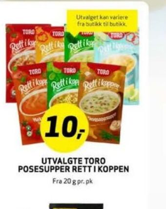 Bunnpris Rett i koppen instant retter tilbud