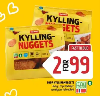 Coop Prix Coop kyllingpinner tilbud
