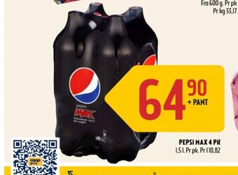 Coop Prix Pepsi max brus tilbud