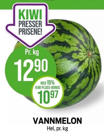 Kiwi Ukjent vannmelon tilbud